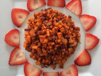 Sweet Potato + Red Onion Hash