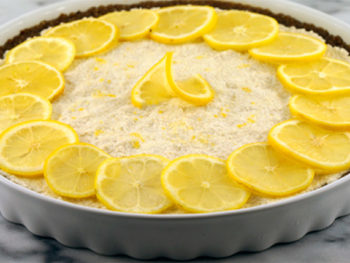 Raw Lemon Cream Pie