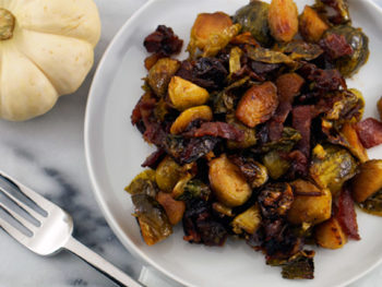 Brussel Sprouts With Dates + Bacon