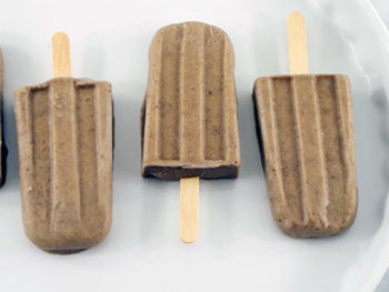 Banana Cinnamon Maple Pudding Popsicles