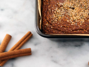 Pumpkin Banana Hemp Seed Bread