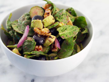 Blueberry Avocado Spinach Salad