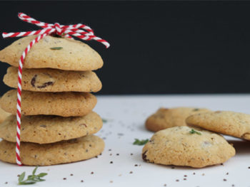 Chia Pecan Chocolate Chip Cookies (Gluten Free, Dairy Free, Refined Sugar Free)