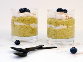 White Chocolate Curry Chia Pudding with Vital Proteins Collagen Peptides