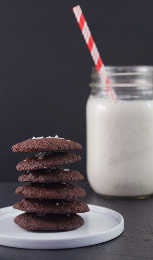 Salted Triple Chocolate Cookies (Lectin Free, Keto, Gluten Free, Sugar Free, Grain Free)