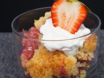 Strawberry Shortbread Crisp (Gluten Free, Lectin Free, Keto)