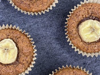 Simple Grain Free Banana Bread Muffins