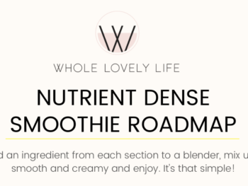 Nutrient Dense Smoothie Roadmap (FREE PRINTABLE)