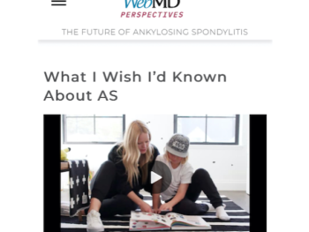 WebMD Interview: What I Wish I’d Known About AS